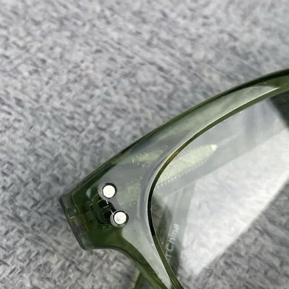Zenni Olive Green Full Rim Eyeglasses Frames Only Eyewear 125024 - Picture 15 of 16